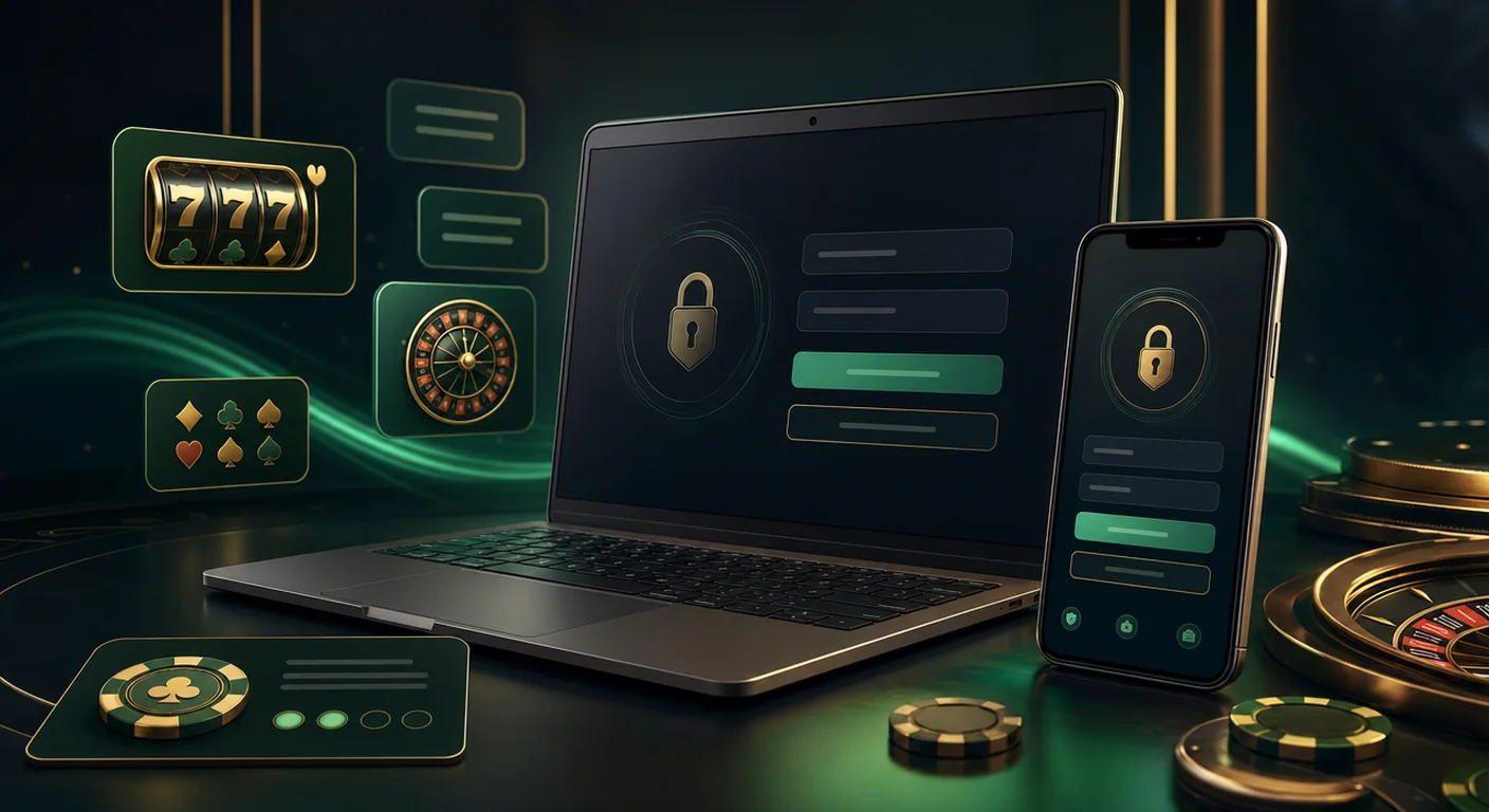 Betway casino login screen
